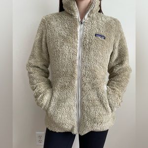 Patagonia Los Gatos Beige Fleece Jacket